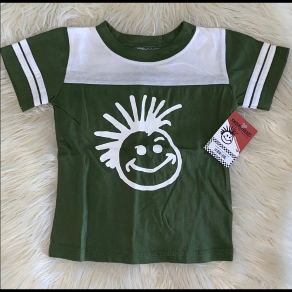Knuckleheads Green Football Shirt